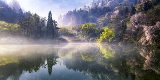 Morning calm Gwangseop Eom