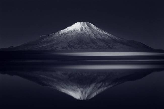 Reflection Mt. Fuji Takashi Suzuki