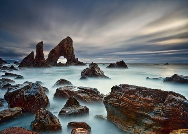 Sea Arch At Crohy Head Derek Smyth