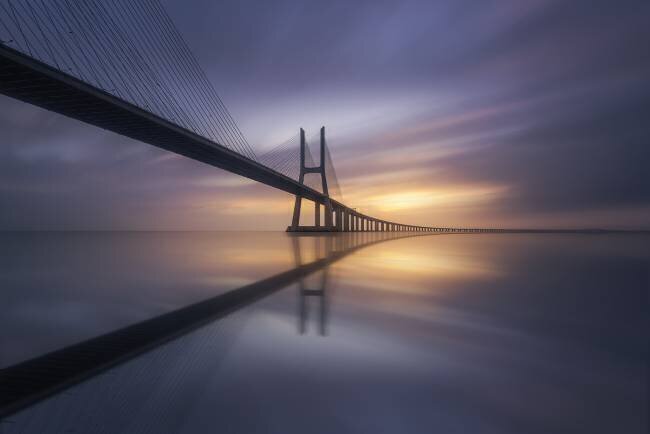 Sunrise bridge Jorge Ruiz Dueso