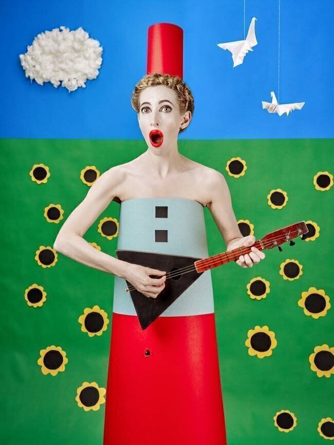 The balalaika singer Sergueï Smirnov