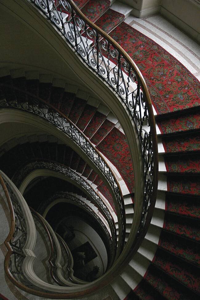 The red staircase Christophe Audebert