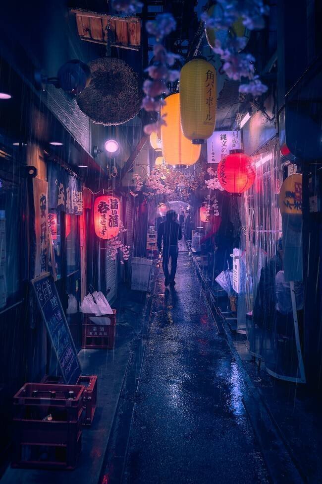 Tokyo Blue Rain Javier de la Torre