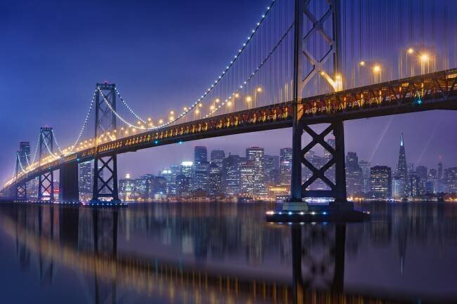 Urban Illusion: The Bay Bridge Michael Zheng
