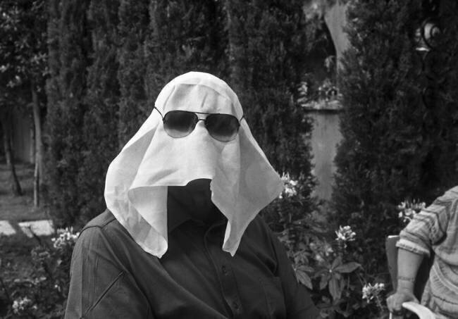 Walter Matthau au Lido à Venise anonymous