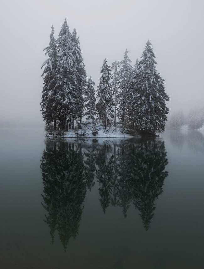 Winter reflection Ales Krivec