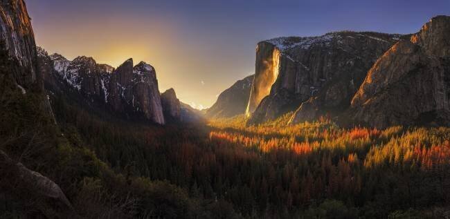 Yosemite Firefall Yan Zhang