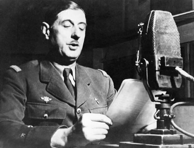 Appel du 18 juin 1940 : De Gaulle au micro Keystone