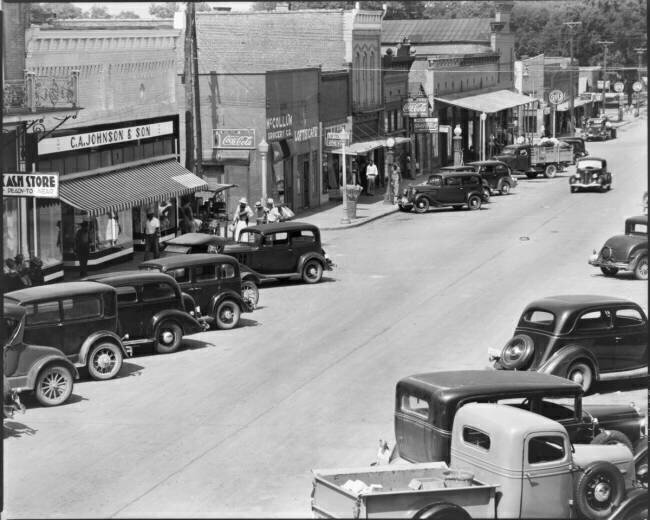 County seat of Hale County, Alabama Walker Evans