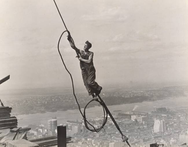 Icare, Empire State Building Lewis Wickes Hine