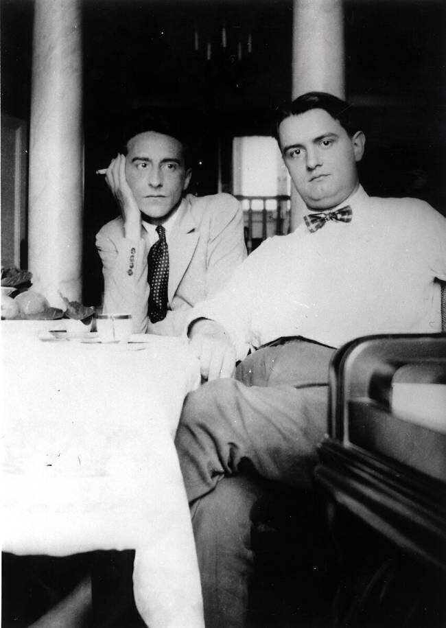 Jean Cocteau et Georges Auric, 1924 anonyme