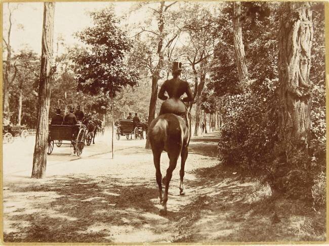 Amazone au Bois de Boulogne Henri Lemoine