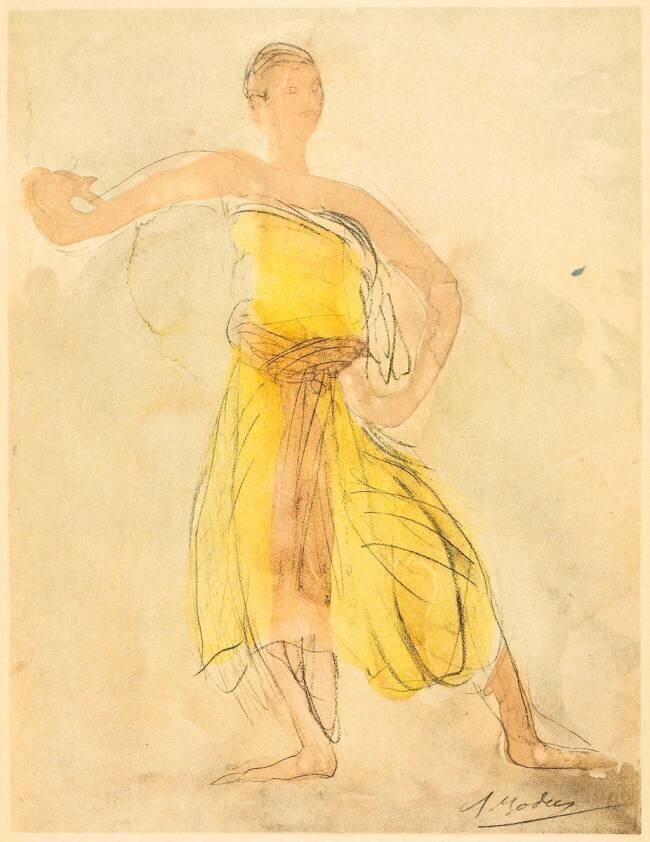 "Cambodian Dancer", by Auguste Rodin Auguste Rodin