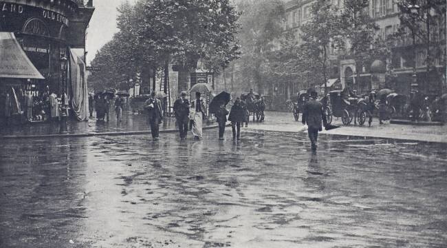 Une journée humide sur les boulevards, Paris Alfred Stieglitz