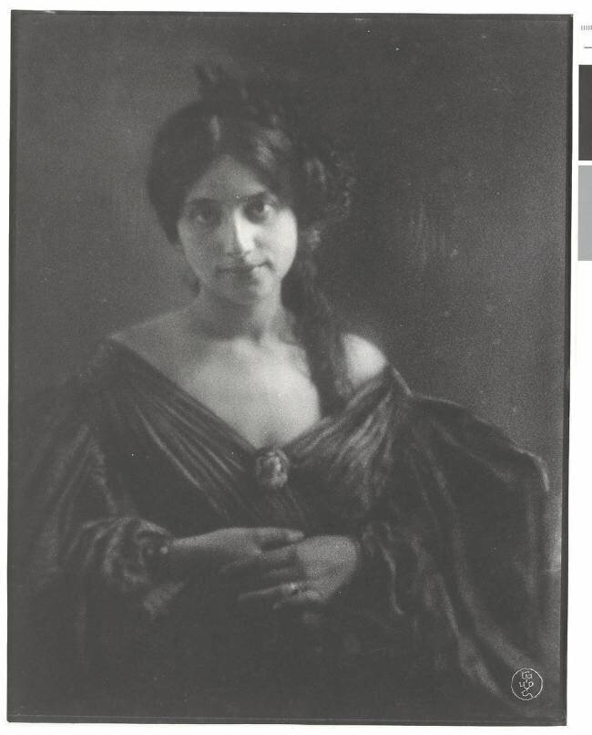 Composition inspirée de la lithograpie de Jules Noël, représentant Juliette Drouet Constant Puyo