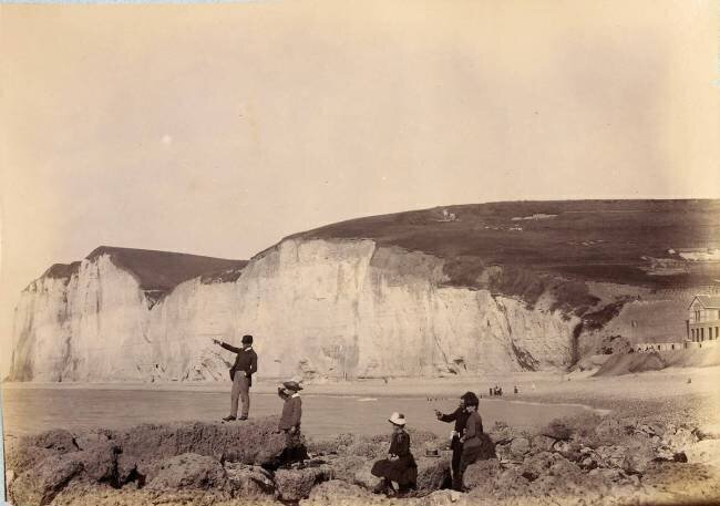 Falaises de Saint-Pierre (falaise amont). Gustave Eiffel