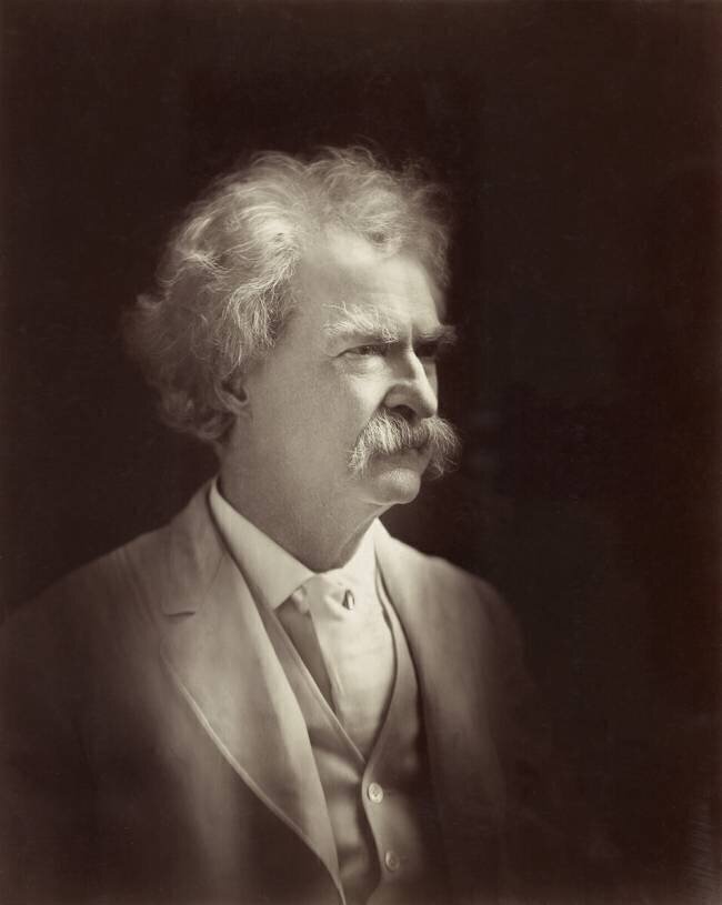 Portrait of Mark Twain Bradley