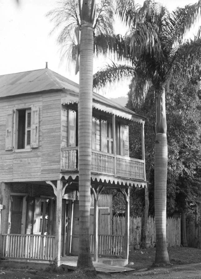 A house in Port au Prince, 1908-09 Harry Hamilton Johnston