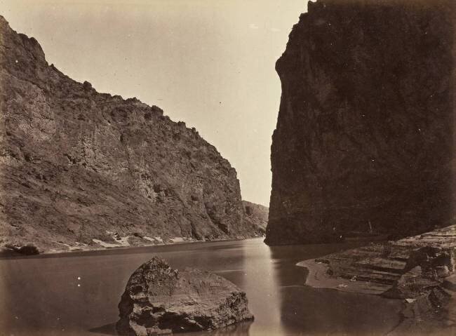 Black Cañon, Colorado River, près du Camp 7 Timothy O'Sullivan