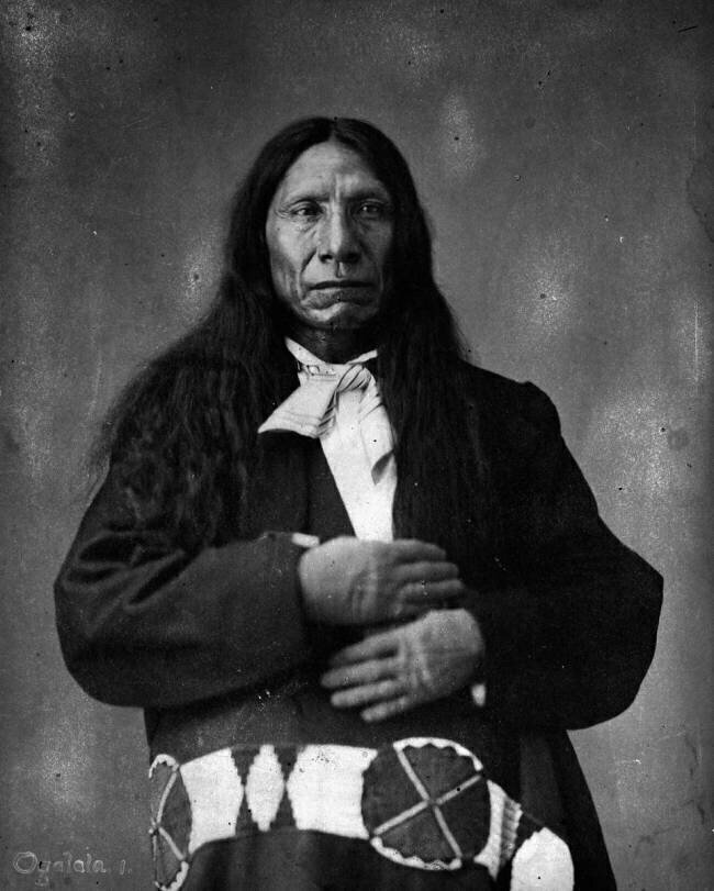Chef Red Cloud du massacre de Fetterman et du combat de Wagon Box près de Fort Phil Kearney Alexander Gardner