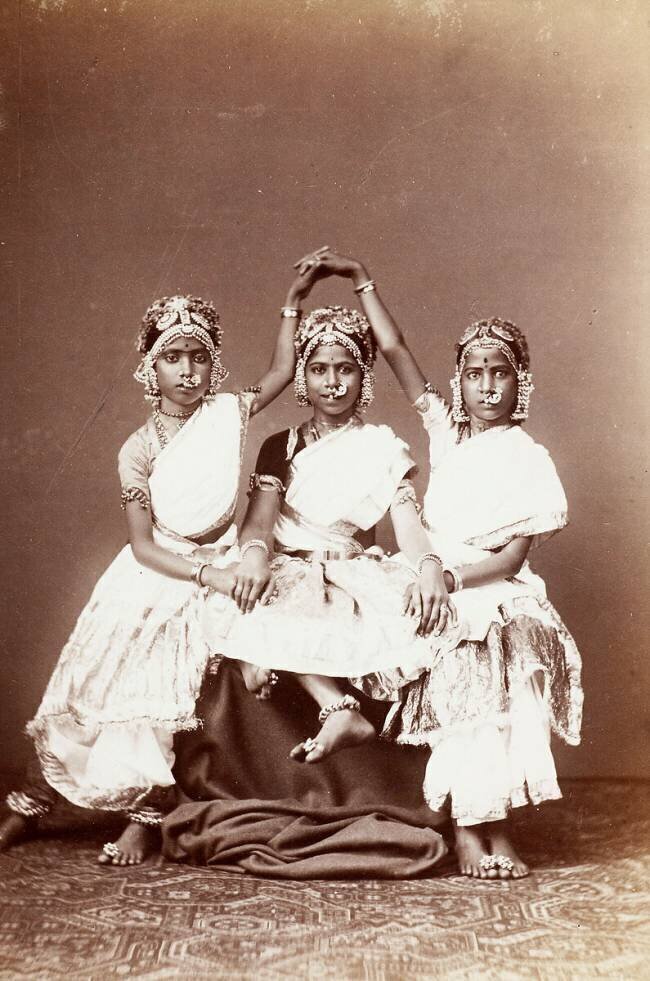 Danseuses (devadasis) de Madras anonyme