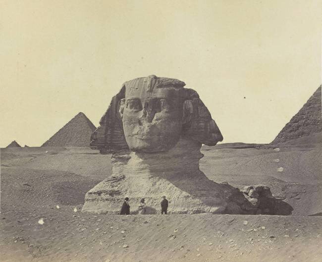 Egypte, le Sphinx Felice Beato
