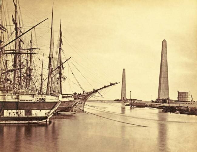Embouchure du canal de Suez à Port Saïd Francis Frith