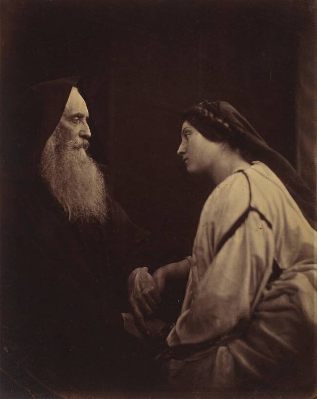 Friar Lawrence & Juliet Julia Margaret Cameron