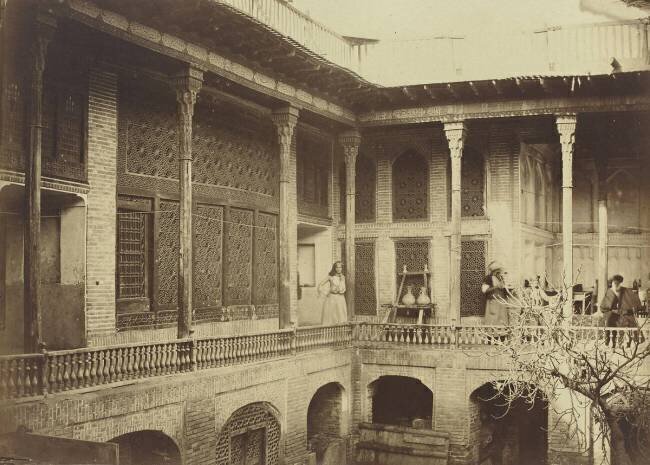 Intérieur d'une maison arabe anonyme