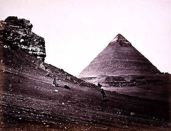 La Pyramide de Khéphren vue du Sud-Est Francis Frith