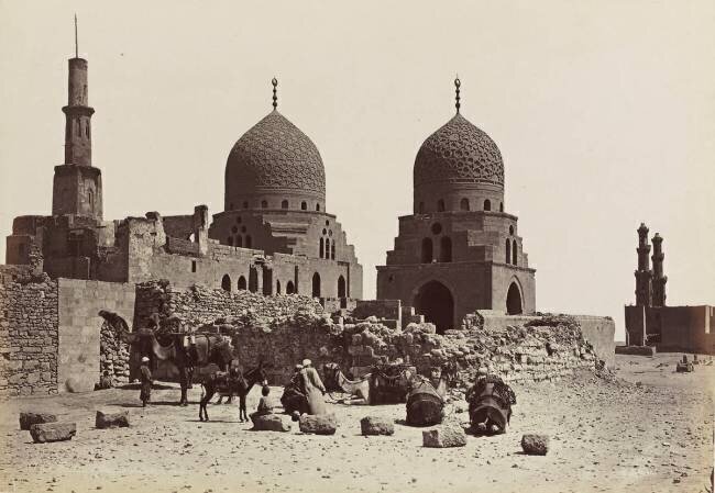Le Caire : tombeau et mosquée El Achraf Henri Béchard