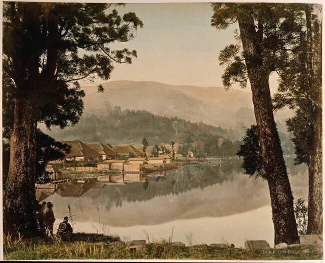 Le lac de Hakone Stillfried & Andersen