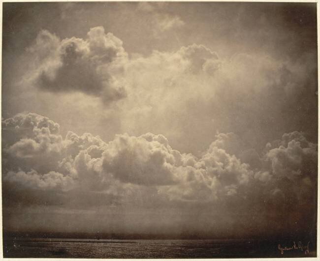 Marine, étude de nuages Gustave Le Gray