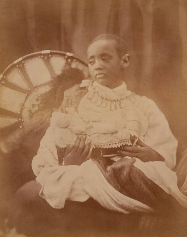 Prince Dejatch Alamayou of Abyssinia Julia Margaret Cameron