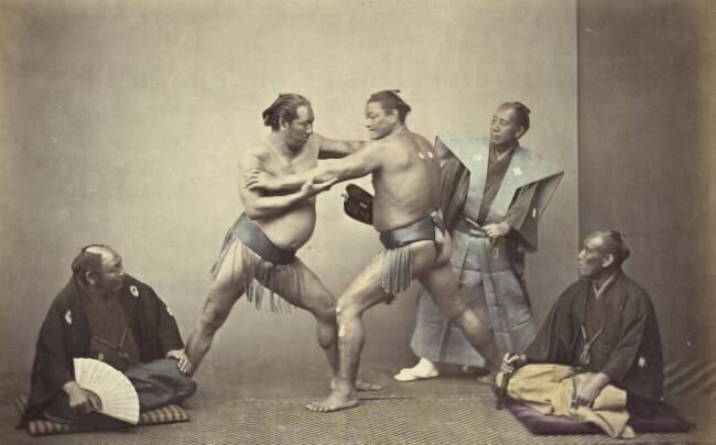Représentants de Nio, l'Hercule japonais Felice Beato