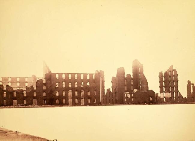 Ruines des moulins à farine Gallago, Richmond, Virginia Alexander Gardner
