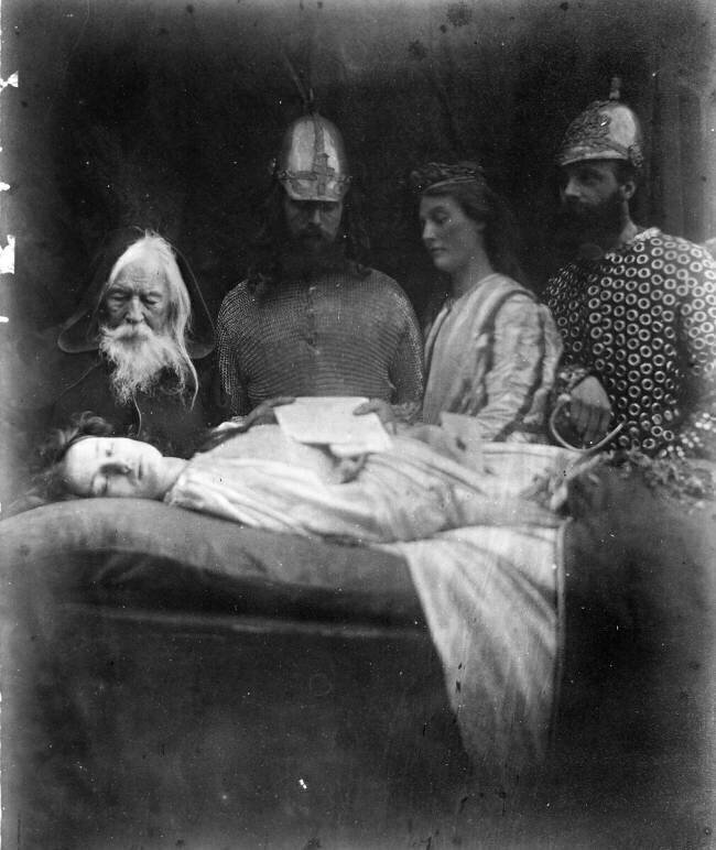 The Death of Elaine Julia Margaret Cameron