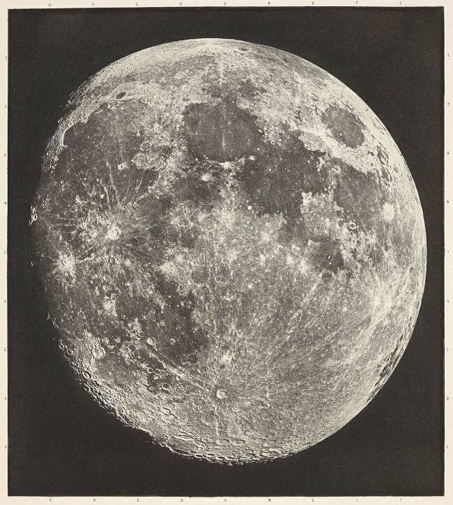 Atlas photographique de la lune, page de titre Loewy & Puiseux