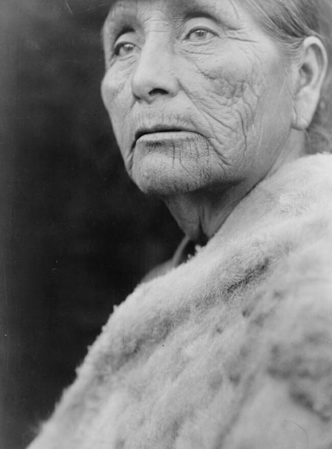 Hupa Woman Edward S. Curtis