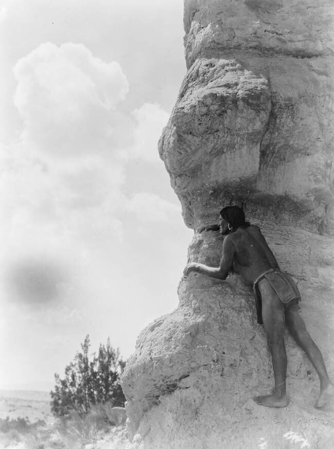 La sentinelle, San Ildefonso Edward S. Curtis