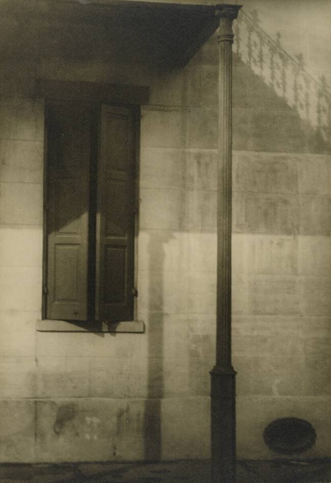 Ombres du balcon Arnold Genthe