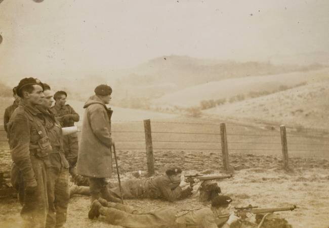 Stage de cadres SAS à Ceres, Écosse, novembre 1943 anonyme
