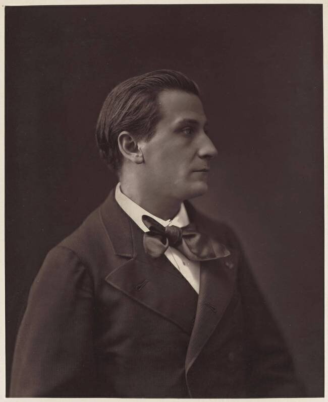 François Coppée (1842-1908), poète et auteur dramatique Nadar
