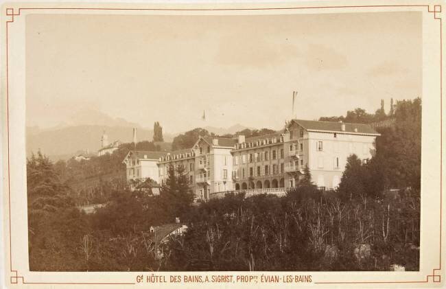 Grand hôtel des Bains A. Sigeist Prop, Evian les Bains Gustave Eiffel