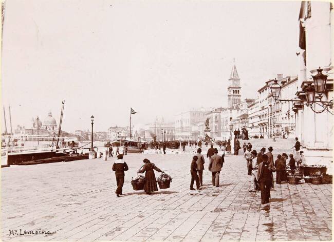Venise : le quai des Esclavons Henri Lemoine