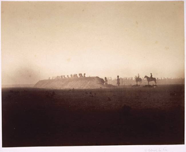 Camp de Châlons : manoeuvres du 3 octobre Gustave Le Gray
