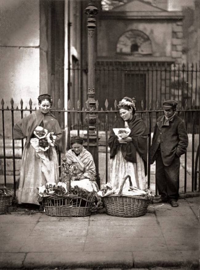 Covent Garden Flower Woman John Thomson