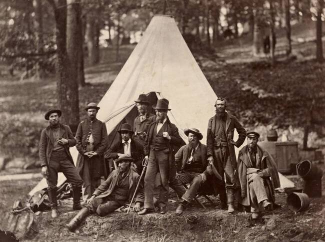 Group of Guides for the Army of the Potomac Alexander Gardner
