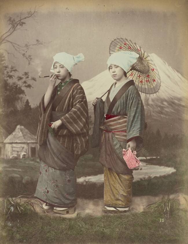 Japanese Travellers Kusakabe Kimbei