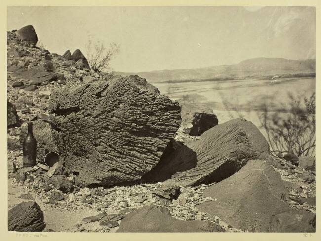 Rock Carved by Drifting Sand, Below Fortification Rock, Arizona Timothy O'Sullivan